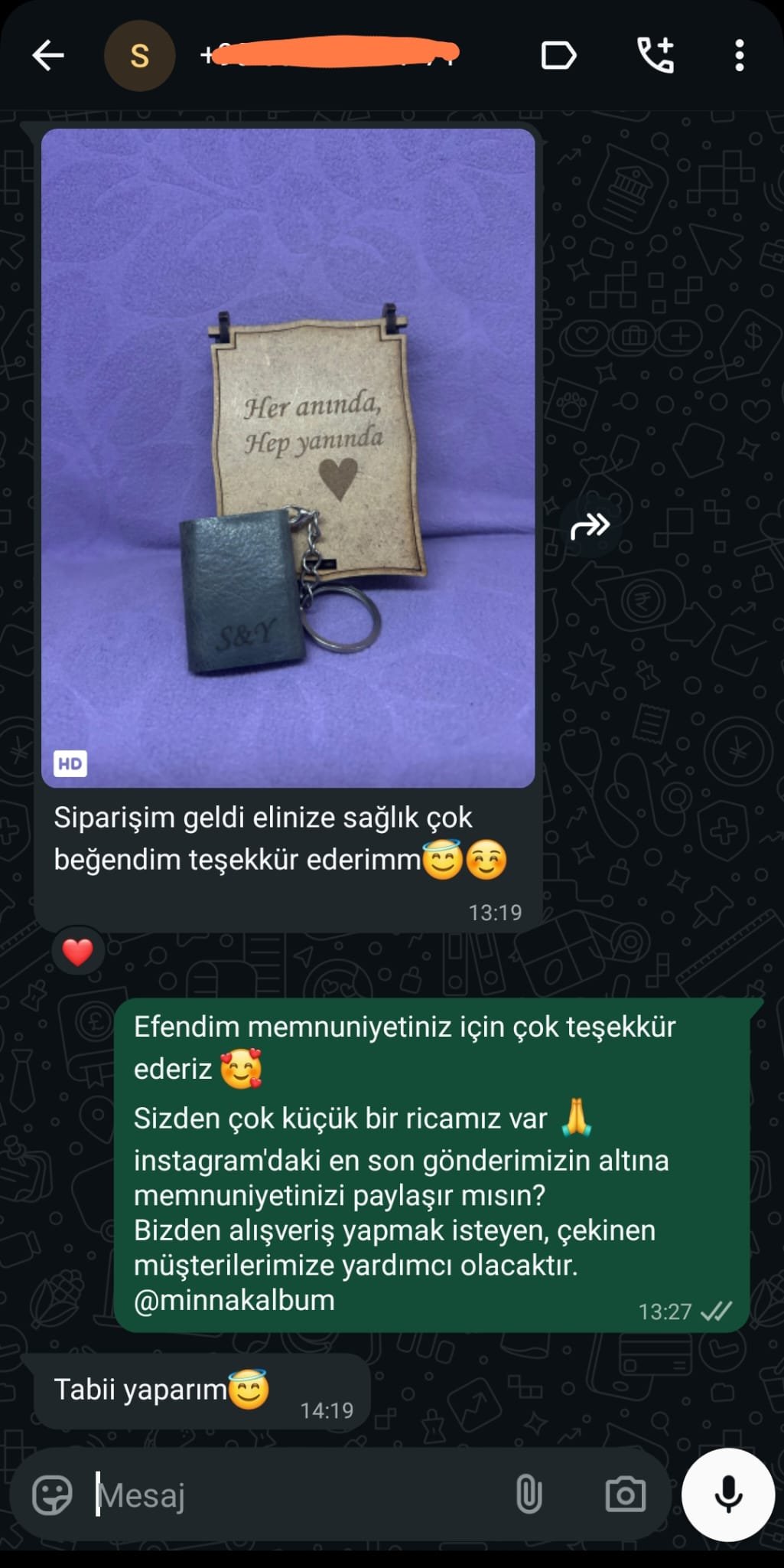 Kalpden anı