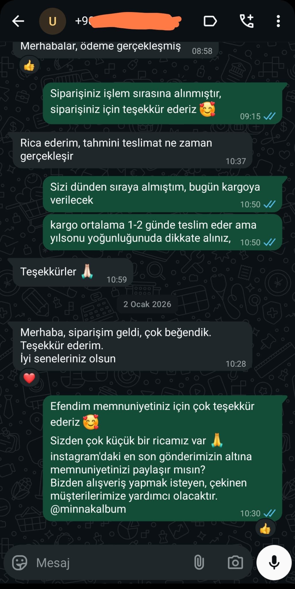 Kalpden anı