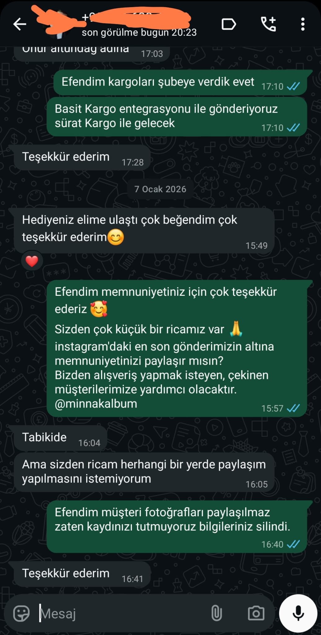 Kalpden anı
