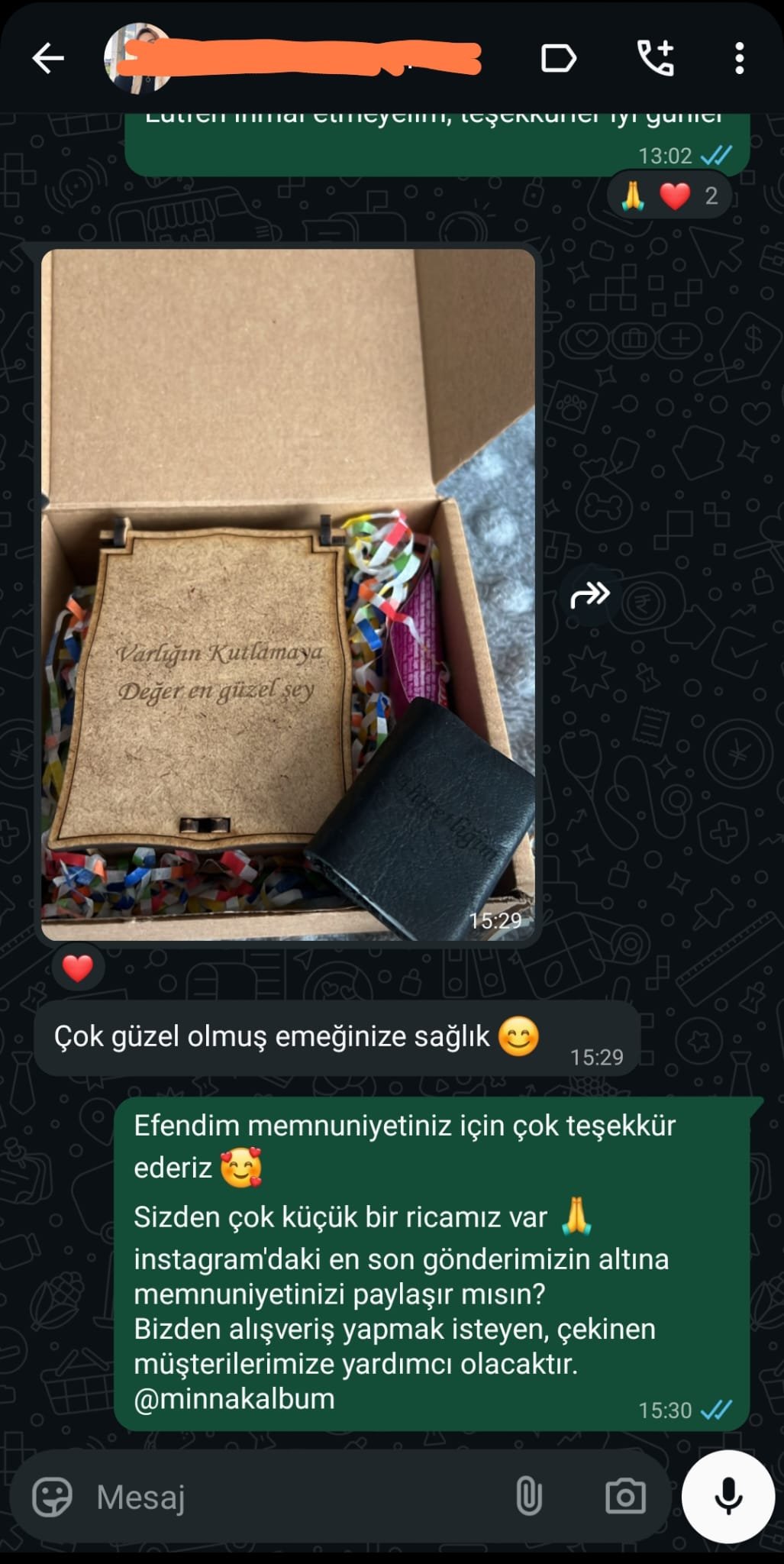 Kalpden anı